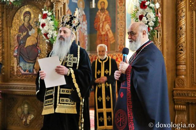 Slujbă arhierească la Biserica „Sfântul Nectarie” din Iași: Părintele Mitropolit Teofan a sfințit noua raclă a sfântului