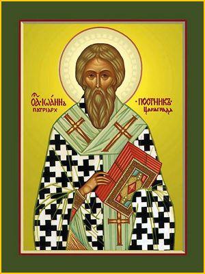 Viața Sfântului Ierarh Ioan Postitorul, Patriarhul Constantinopolului