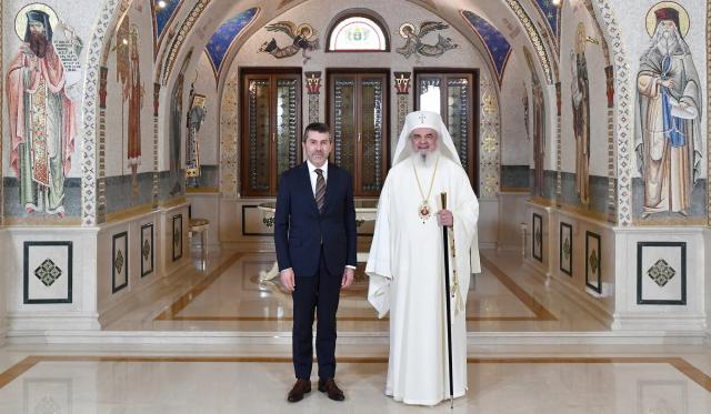 Ambasadorul Portugaliei la București, în vizită la Patriarhia Română