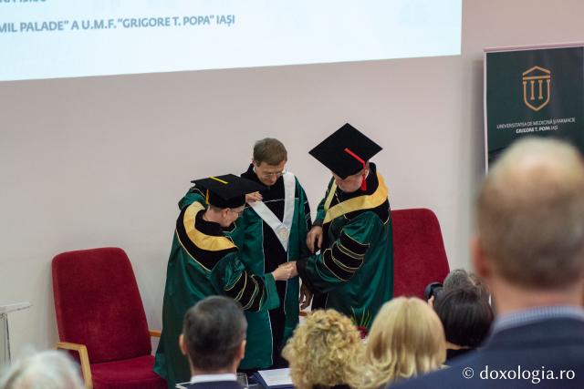 Acad. Ioan-Aurel Pop a primit titlul de Doctor Honoris Causa al Universității de Medicină și Farmacie „Grigore T. Popa” din Iași