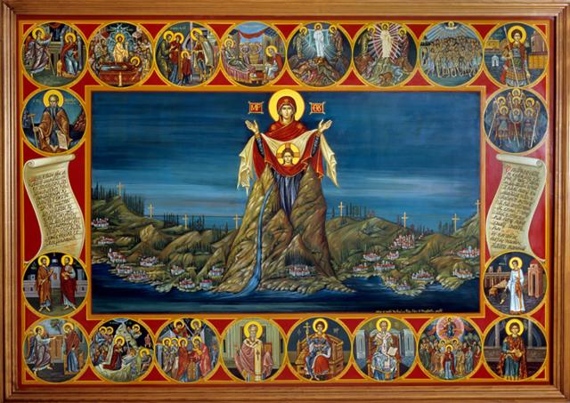 Maica Domnului – Apărătoarea Sfântului Munte Athos