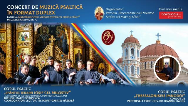 Concerte extraordinare de muzică bizantină la Parohia „Sfântul Ștefan cel Mare” din Iași