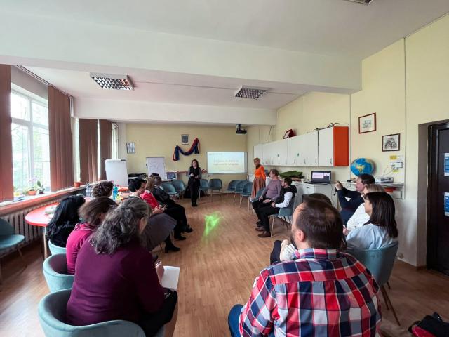 La Școala Gimnazială „Elena Cuza” din Iași a avut loc un workshop organizat de PRORELIS