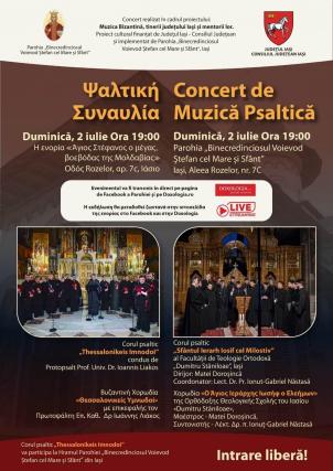 Concert psaltic internațional la Parohia „Binecredinciosul Voidevod Ștefan cel Mare și Sfânt”