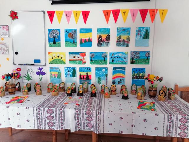 Expoziție realizată de copii
