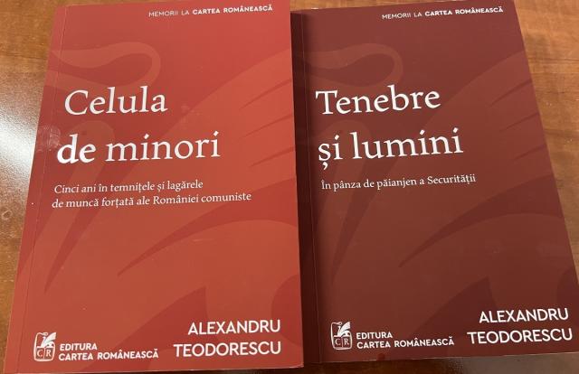 două cărți scrise de  Alexandru Teodorescu despre temnițele comuniste