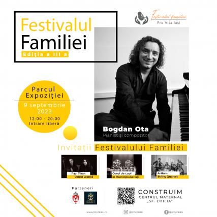 Pro Vita Iași organizează Festivalul Familiei, pe 9 septembrie, în Parcul Expoziției