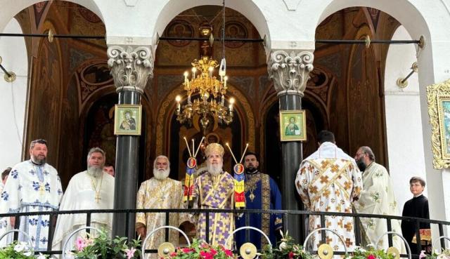 IPS Timotei la Sfânta Liturghie săvârșită la Mănăstirea Hodoș-Bodrog