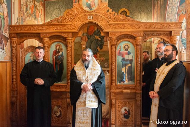 PS Nichifor Botoșăneanul, rostind cuvânt de învățătură