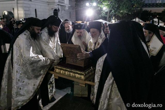 Moaștele Sfântului Andrei Criteanul au ajuns la Iași, la hramul Sfintei Parascheva / Foto: pr. Silviu Cluci