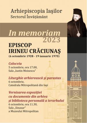 „Episcopul cel bun” Irineu Suceveanul va fi pomenit la Catedrala Mitropolitană din Iași
