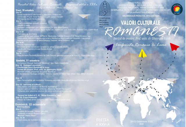 Proiectul „Valori Culturale Românești” a ajuns la ediția a XXV - a