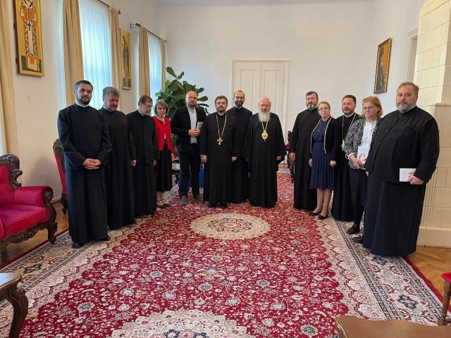 Directorii Seminariilor Teologice din Arhiepiscopia Iașilor, în vizită la Cluj Napoca