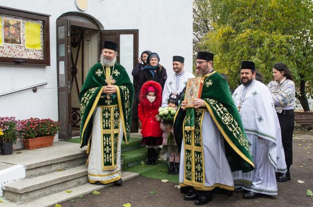 Pr. Andrei Atudori, Pr. Ciprian Ciuntu, pr. Gavril Alexa și pr. Protopop  Marius-Daniel Profir