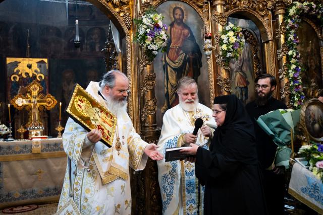 PS Igantie, primind câteva daruri din partea obștii Mănăstirii Frumoasa