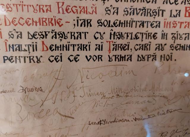 Act Comemorativ de la înscăunarea Mitropolitului Irineu Mihălcescu
