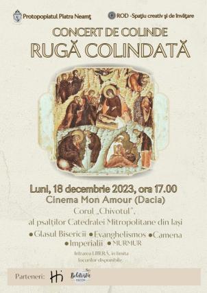 afiș concert de colinde