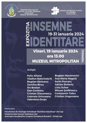 Afișul proiectului cultural „Nemargini de gândire”: Eminescu – interferențe culturale, revelații textuale și vizuale