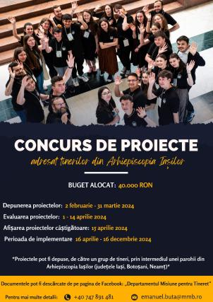 afiș concurs