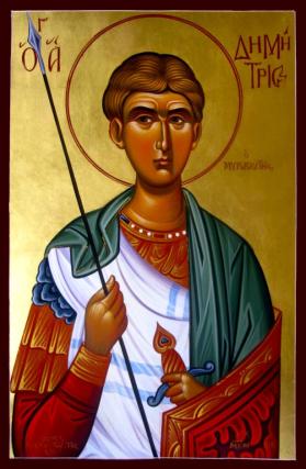 Sfântul Mare Mucenic Dimitrie, Izvorâtorul de mir