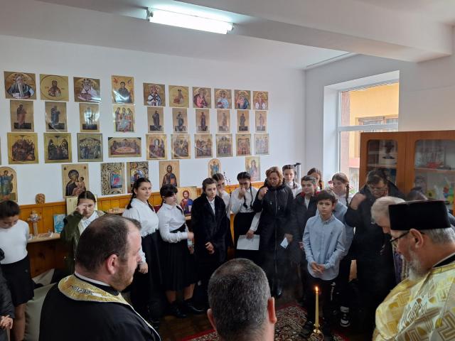 Cerc pedagogic și sfințirea cabinetului de Religie la Liceul Tehnologic „Arhimandrit Chiriac Nicolau” din Vânători-Neamț