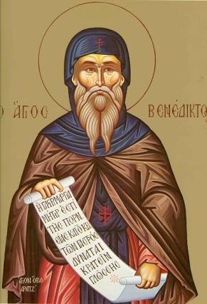 Sfântul Cuvios Benedict de Nursia