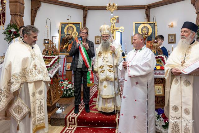 PS Siluan, Episcopul ortodox român al Italiei a slujit în Parohia „Sfântul Mucenic Emilian din Durostor” din localitatea Orbassano