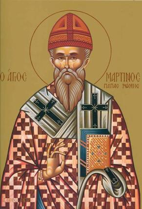 Sfântul Ierarh Martin Mărturisitorul, Episcopul Romei