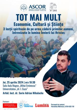 ASCOR Iași anunță ultima conferință din acest post