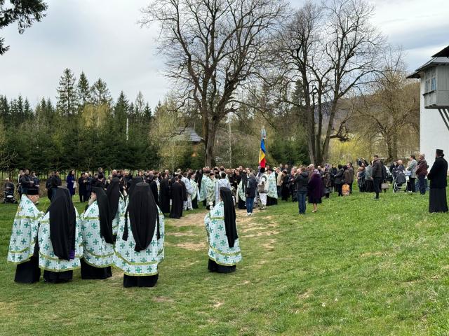 Înmormântarea arhid. Lavrentie Țurcanu Mănăstirea Neamț