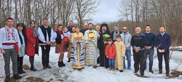 PS Macarie, alături de credincioși români