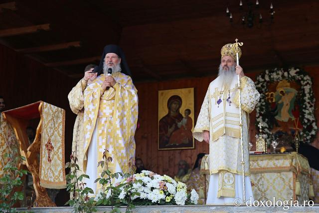 Înaltpreasfințitul Părinte Mitropolit Teofan și părintele stareț Gavriil Alexa
