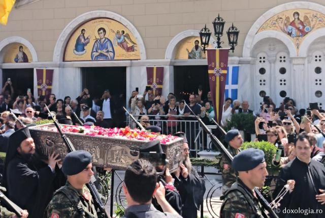Un secol de când Sfântul Ioan Rusul ocrotește Insula Evia: Hramul din acest an, în câteva imagini