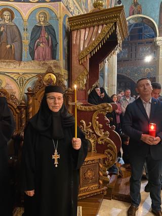 Slăvitul Praznic al Învierii Domnului Hristos la Mănăstirea Văratec