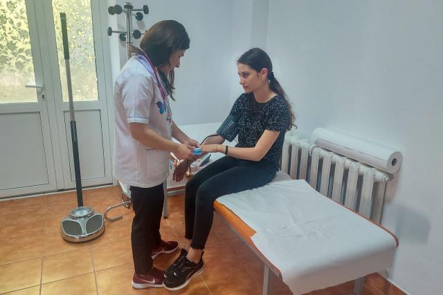 Caravană medicală Providența la Șendriceni, județul Botoșani