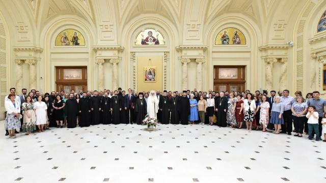Părintele Patriarh Daniel, alături de membrii Centrului de Presă Basilica al Patriarhiei Române