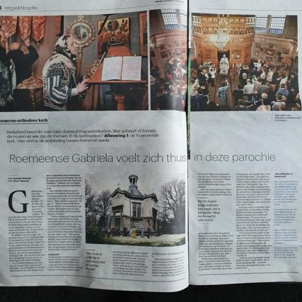 Parohia „Sfântul Grigorie Teologul” din Schiedam, prezentată în cartea „Wereldkerken in Nederland”