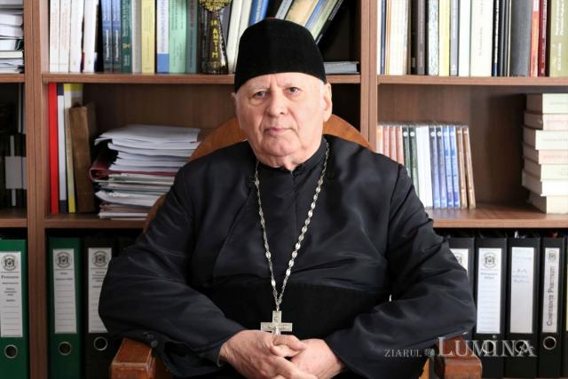 Părintele profesor Dumitru Abrudan s-a mutat la Domnul