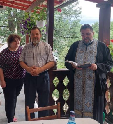 Pr. Ipate Sergiu Ciprian, parohul Parohiei Văratec (arhiva personală)