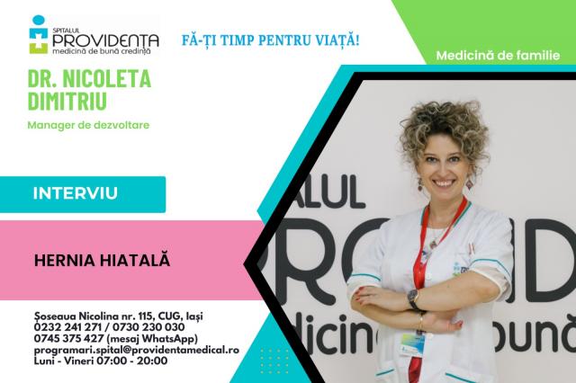 Hernia hiatală – interviu cu dr. Nicoleta Dimitriu