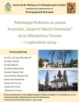 Sectorul de Misiune al Arhiepiscopiei Iașilor organizează două pelerinaje pedestre
