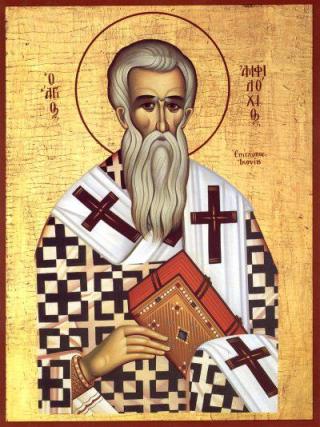 Sfântul Ierarh Amfilohie, Episcopul Iconiei