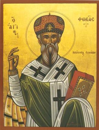 Sfântul Sfințit Mucenic Foca, Episcopul de Sinope