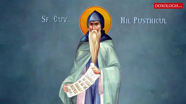 Troparul Sfântului Cuvios Nil Pustnicul