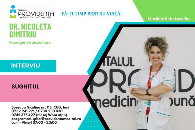 Sughițul – interviu cu dr. Nicoleta Dimitriu