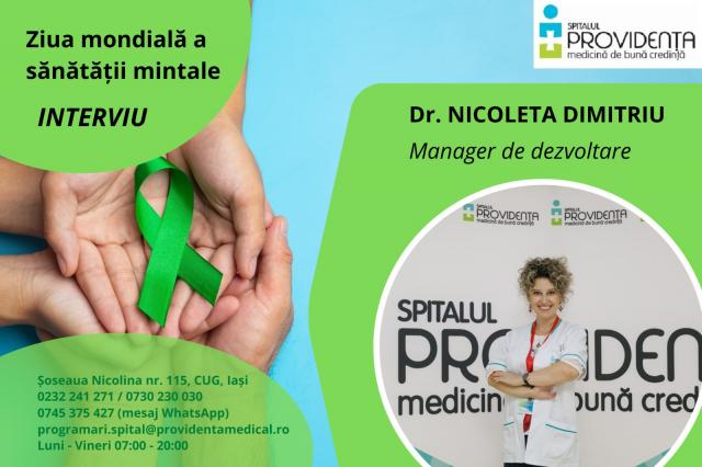10 octombrie - Ziua mondială a sănătății mintale
