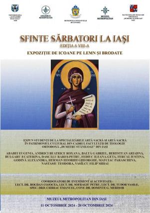Evenimente care vor avea loc în Arhiepiscopia Iaşilor, în perioada 13–20 octombrie 2024