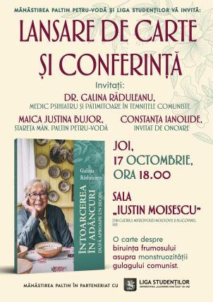 „Întoarcerea în adâncuri”: conferință și lansare de carte despre mărturisirea credinței în temnițele comuniste