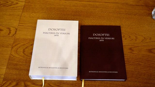 Psaltirea lui Dosoftei, prezentată la Iași: ediția critică N.A. Ursu și ediția facsimil