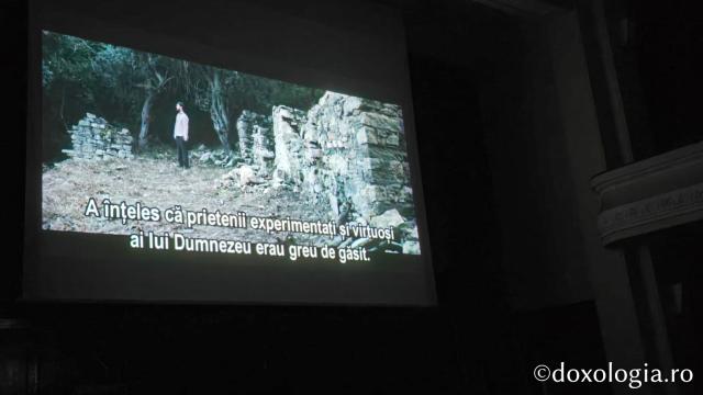 Proiecția filmului docudramă Sfântul Iosif Isihastul (Grecia, regizori Alexandros Foteinos and Yiannis Traganidas), Sala Aula Magna Mihai Eminescu